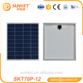 12v 36 zellen kleine solar panel von 70 watt poly solarmodul mit günstigen preis